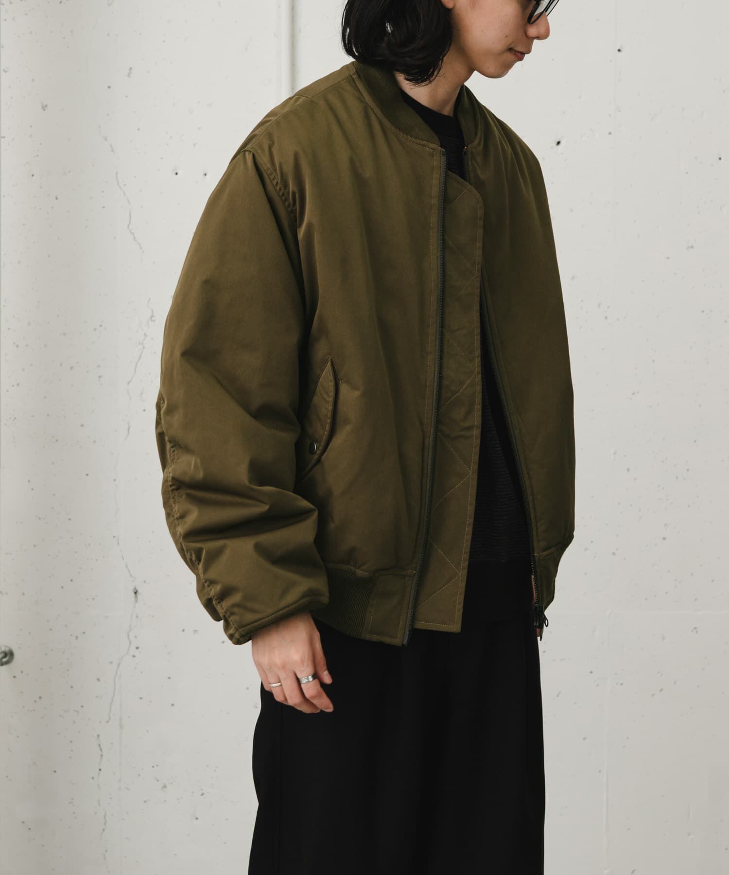 URBAN RESEARCH DOORS「FORK&SPOON　SORONA MA-1ブルゾン」|ブルゾン・スタジャン|