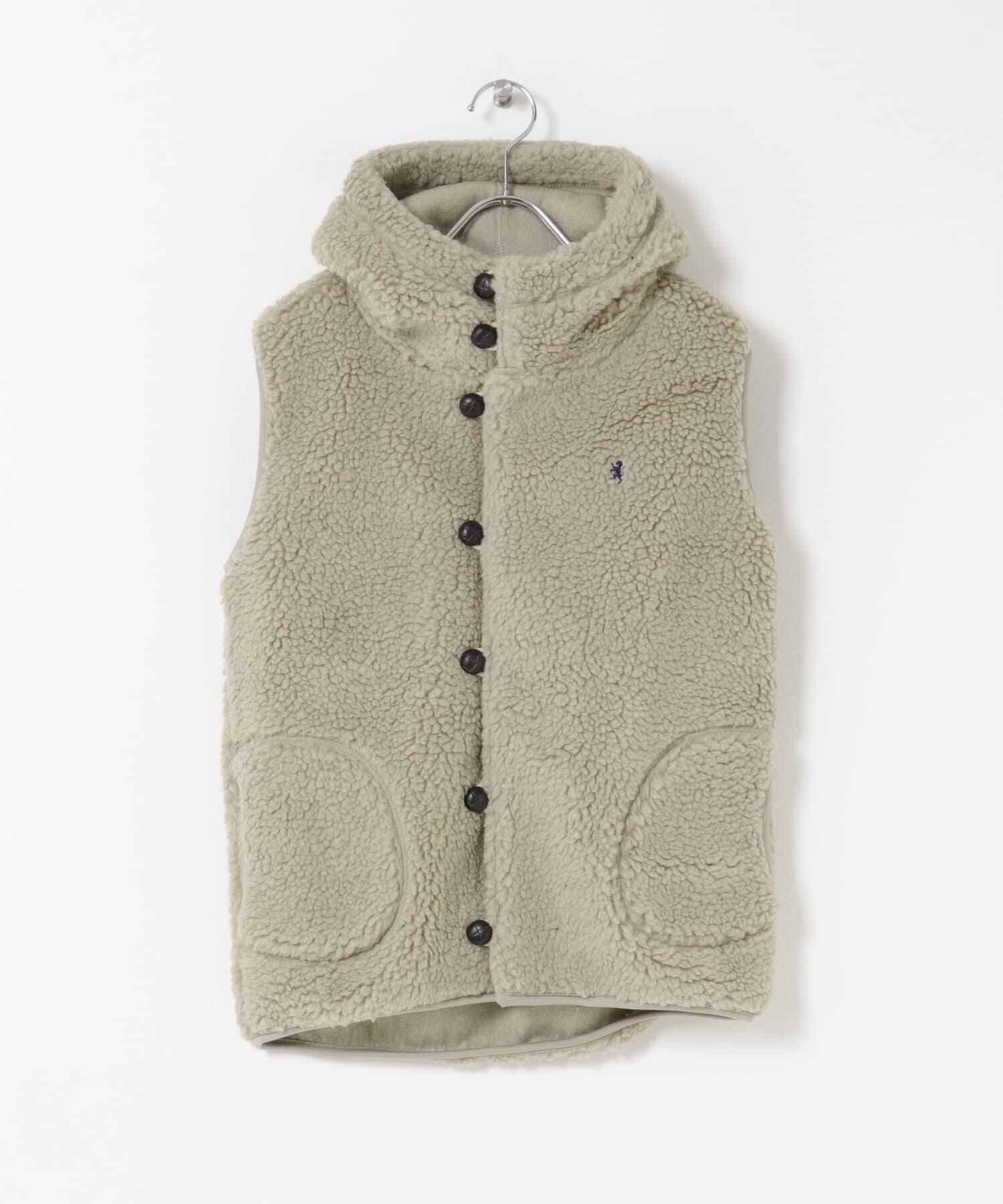 URBAN RESEARCH DOORS「GYMPHLEX　BOA HOODED VEST」|ダウンベスト・ベスト|