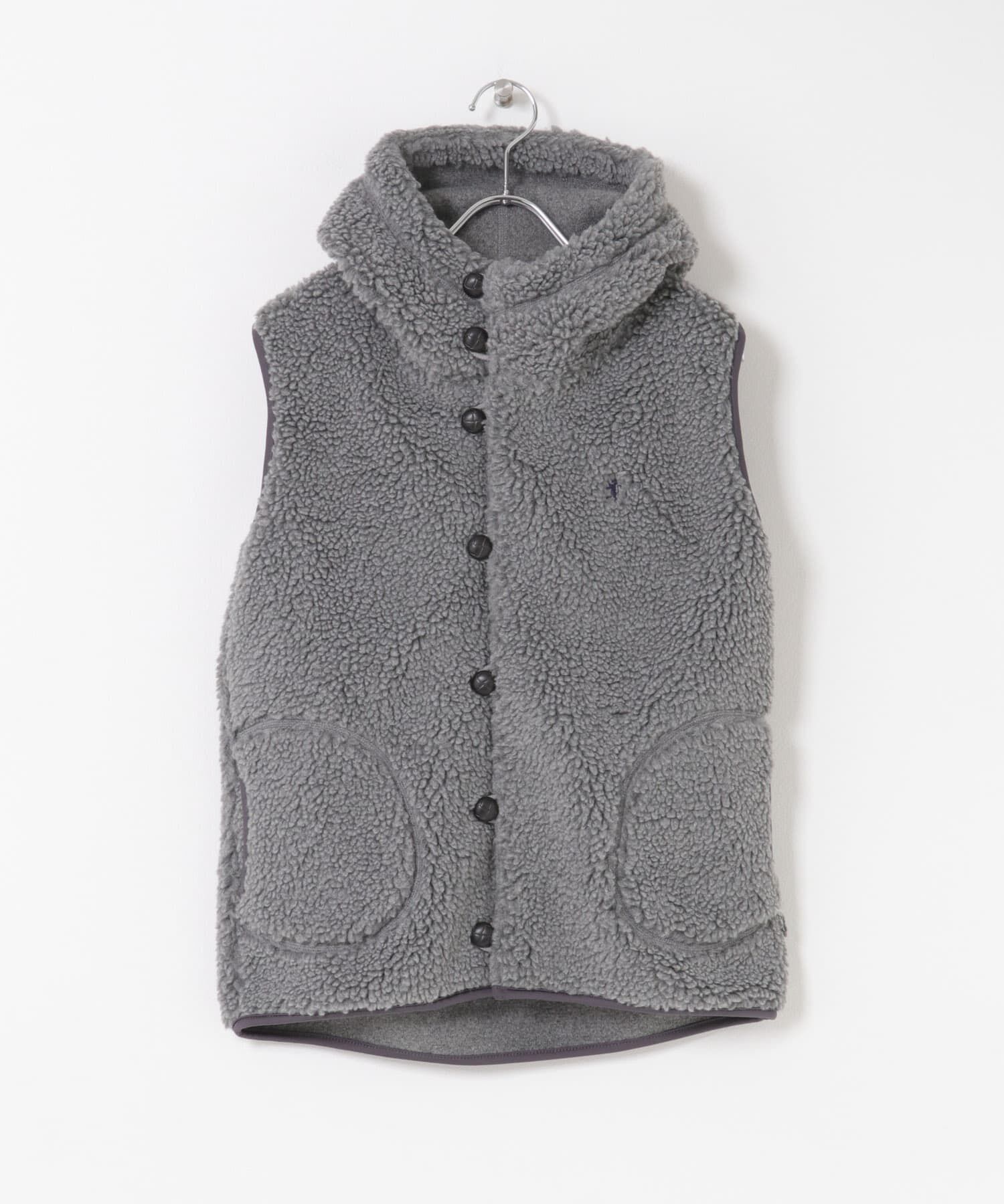 URBAN RESEARCH DOORS「GYMPHLEX　BOA HOODED VEST」|ダウンベスト・ベスト|