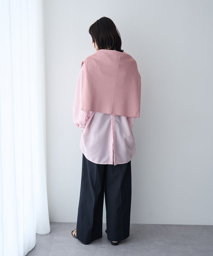 YECCA VECCA「バック釦シアーシャツ」|シャツ・ブラウス|