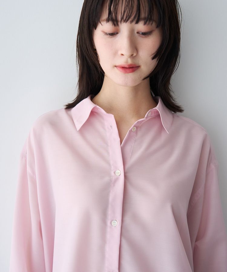 YECCA VECCA「バック釦シアーシャツ」|シャツ・ブラウス|