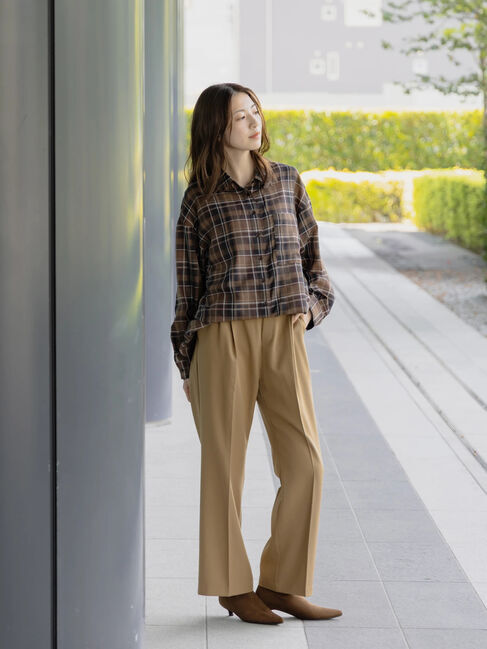 Te chichi「アソートチェック2WAYオーバーシャツ」|シャツ・ブラウス|
