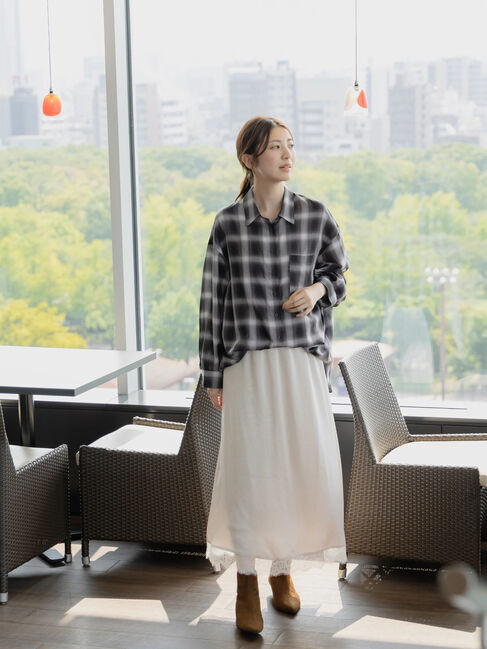Te chichi「アソートチェック2WAYオーバーシャツ」|シャツ・ブラウス|