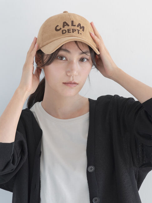 Te chichi「細畝コーデュロイロゴ刺繍キャップ」|その他|