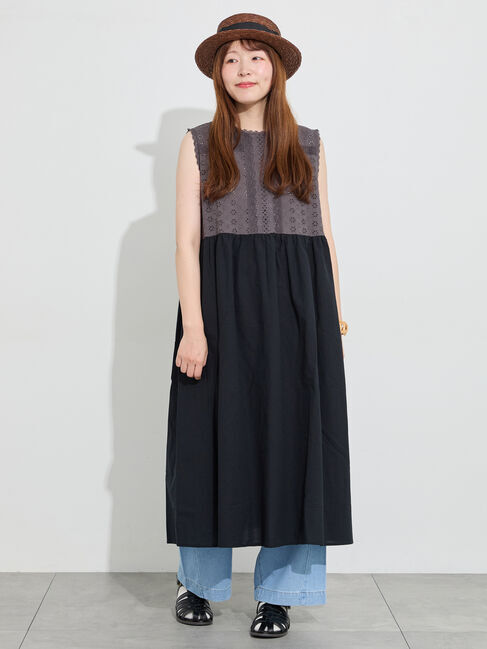 Samansa Mos2「【販路限定】レースノースリワンピース」|ワンピース|