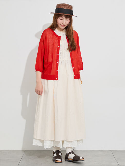 Samansa Mos2「【販路限定】レースノースリワンピース」|ワンピース|