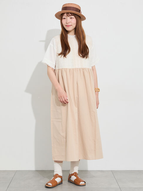 Samansa Mos2「【販路限定】レースノースリワンピース」|ワンピース|