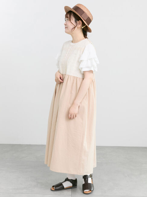 Samansa Mos2「【販路限定】レースノースリワンピース」|ワンピース|