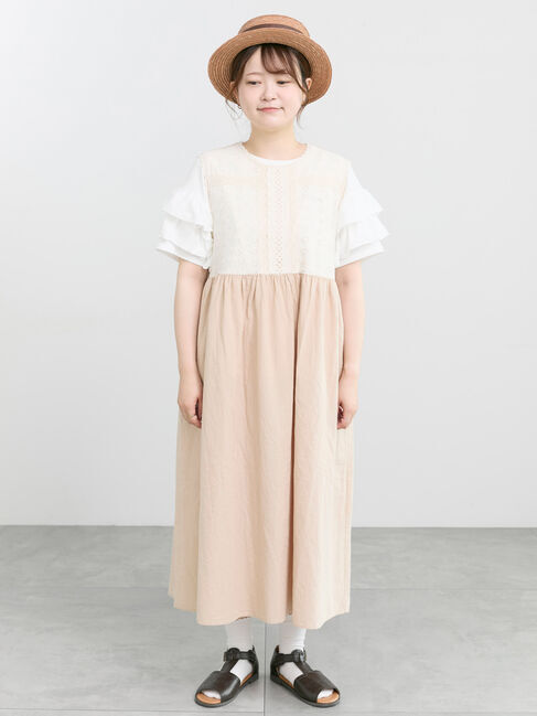 Samansa Mos2「【販路限定】レースノースリワンピース」|ワンピース|