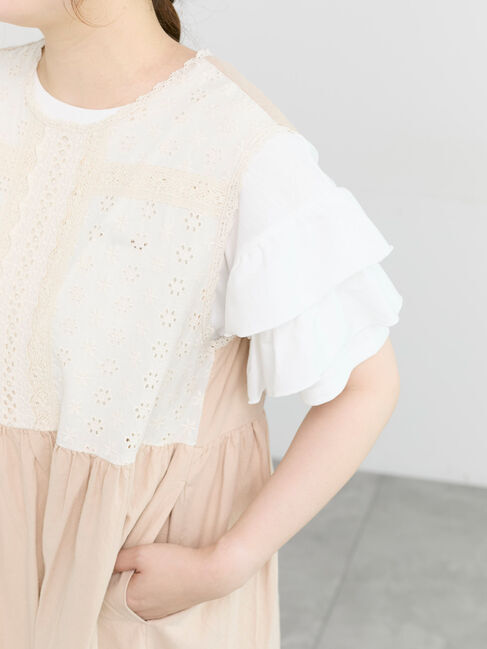 Samansa Mos2「【販路限定】レースノースリワンピース」|ワンピース|
