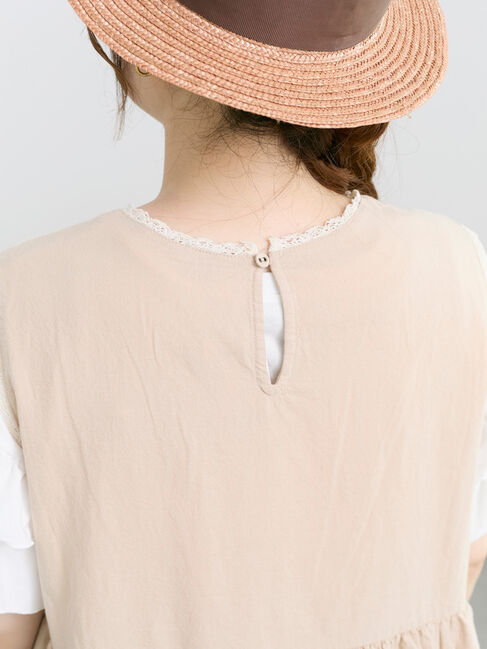 Samansa Mos2「【販路限定】レースノースリワンピース」|ワンピース|