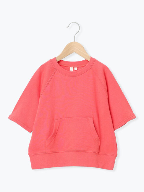 Samansa Mos2 Lagom「ミニ裏毛5分袖スウェット」|Tシャツ・カットソー|