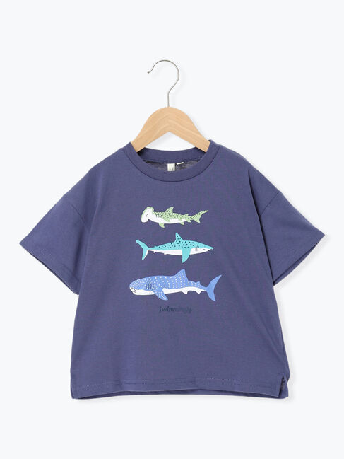 Samansa Mos2 Lagom「【吸水速乾】サメプリントTシャツ」|Tシャツ・カットソー|