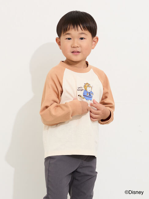 Samansa Mos2 Lagom「【Disney】ズートピア/刺繍入りラグランロンT」|Tシャツ・カットソー|