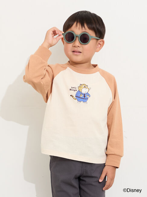 Samansa Mos2 Lagom「【Disney】ズートピア/刺繍入りラグランロンT」|Tシャツ・カットソー|