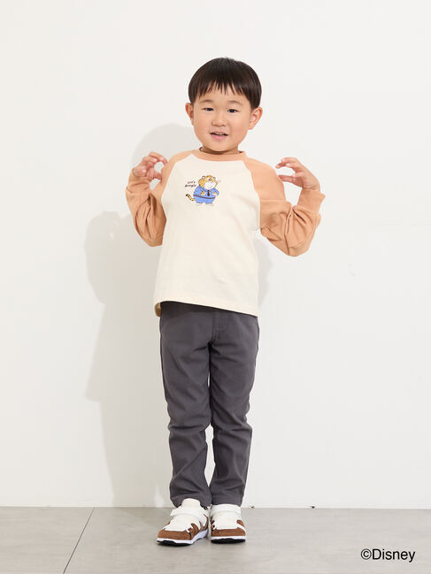 Samansa Mos2 Lagom「【Disney】ズートピア/刺繍入りラグランロンT」|Tシャツ・カットソー|