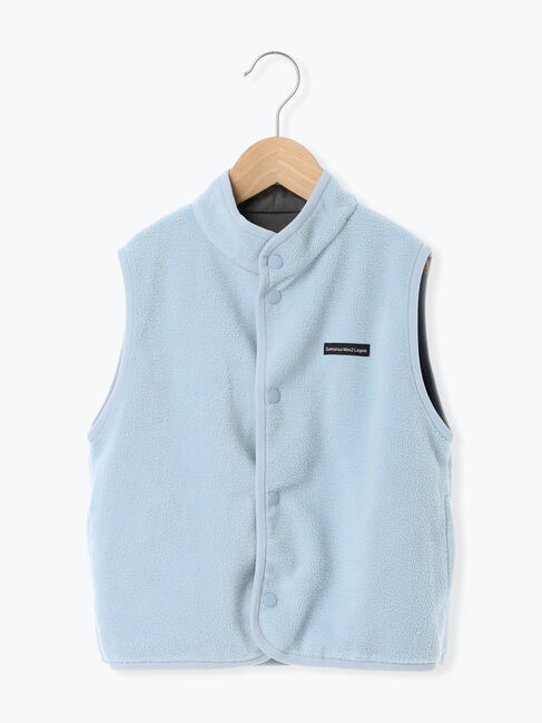 Samansa Mos2 Lagom「【撥水加工】ナイロン&times;フリースリバーシブルベスト」|ダウンベスト・ベスト|