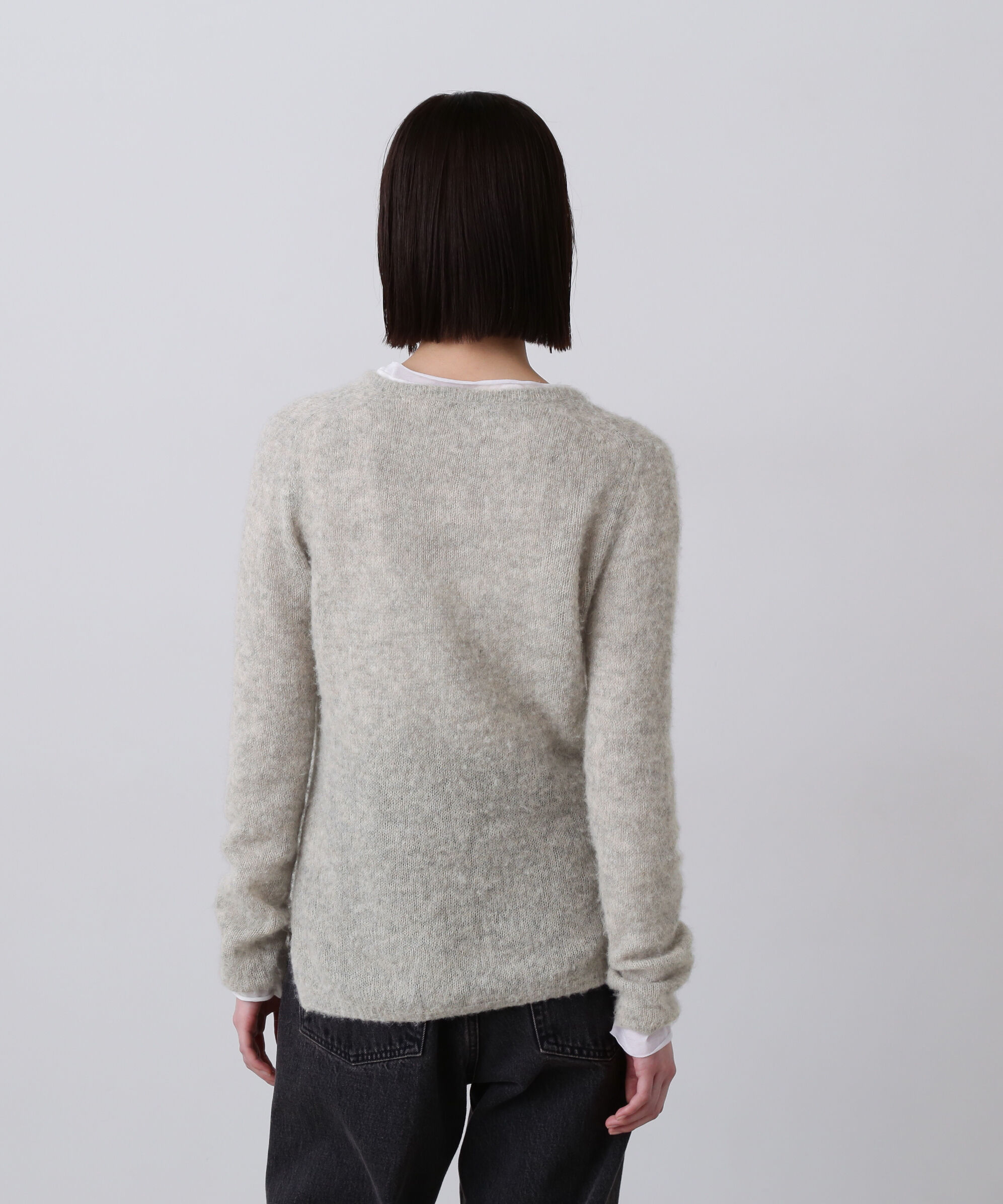 YLEVE 「YLEVE / FAIRY ALPACA KNIT HENLY NECK」|ニット・セーター|
