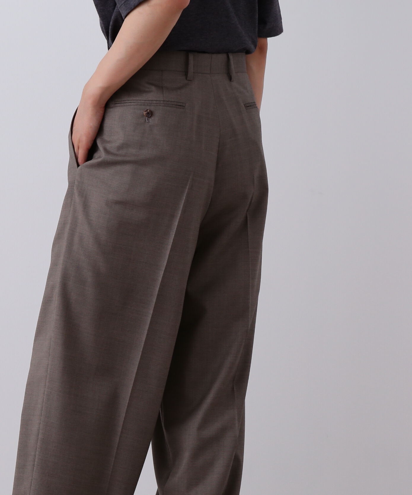 YLEVE 「YLEVE / SUPER120'S CHAMBRAY WOOL 3TACK TROUSERS」|その他|