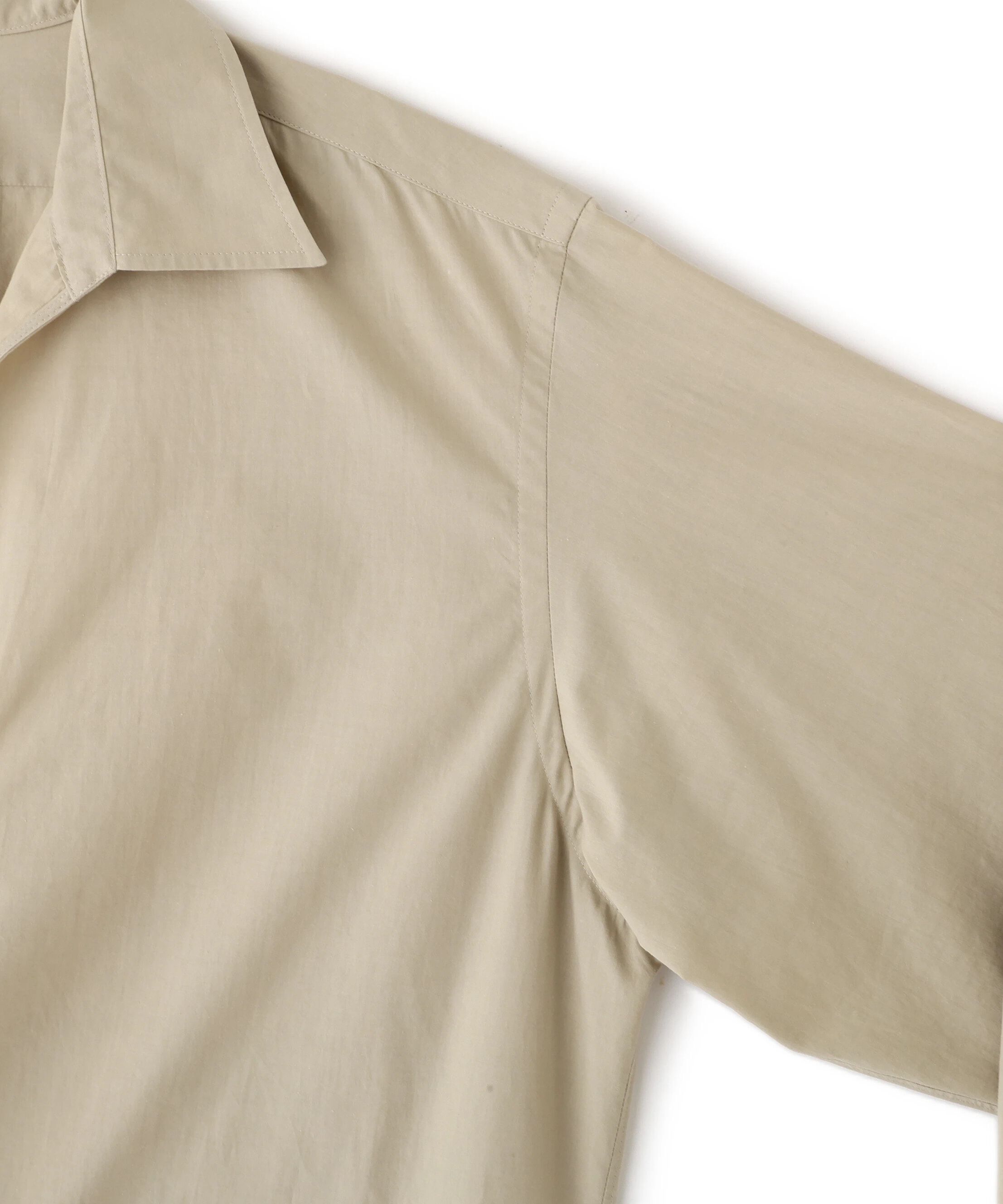 YLEVE 「YLEVE / COTTON SILK TYPEWRITER SKIPPER SHIRT」|シャツ・ブラウス|