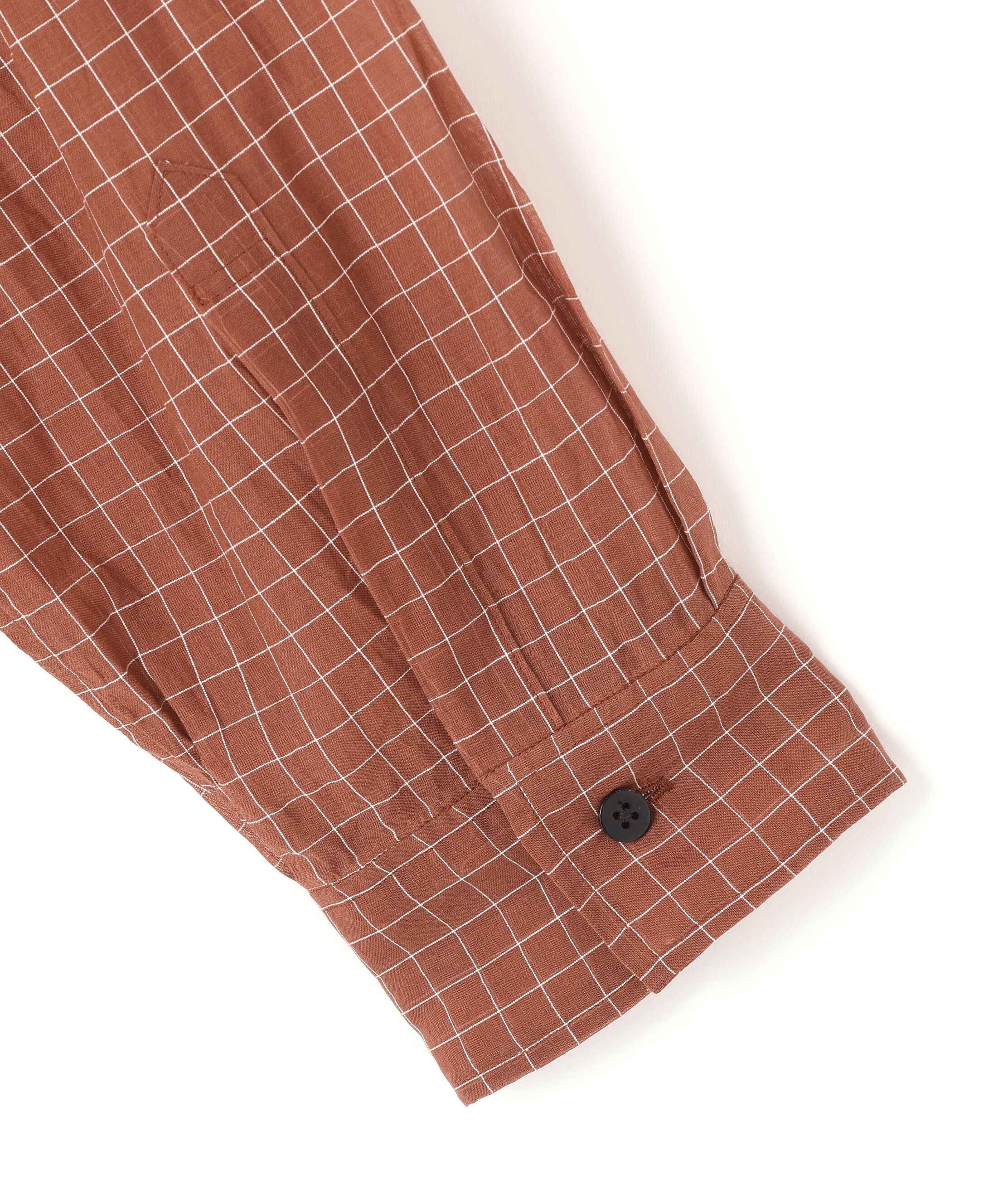 YLEVE 「YLEVE / COTTON SILK CHECK PULLOVER SHIRT」|シャツ・ブラウス|