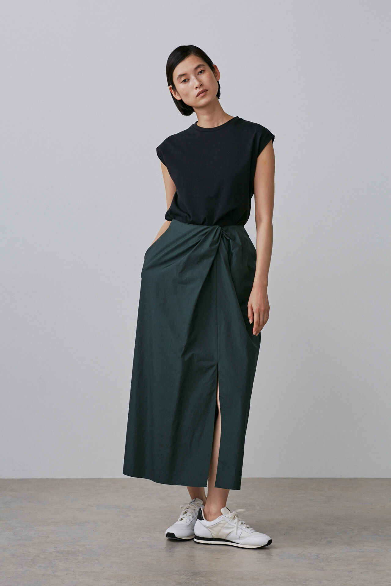 YLEVE 「YLEVE / FINX COTTON WEATHER TWIST SK」|スカート|