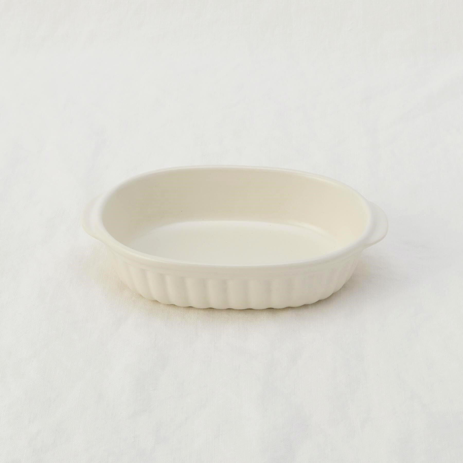 212 KITCHEN STORE「KOS オーバルグラタン アイボリー」|食器・キッチングッズ|