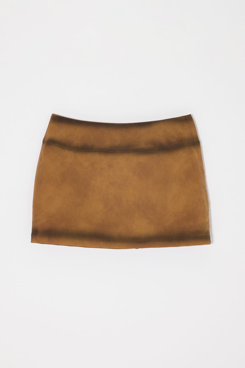 MOUSSY「FAUX SUEDE MINI  スカート」|スカート|
