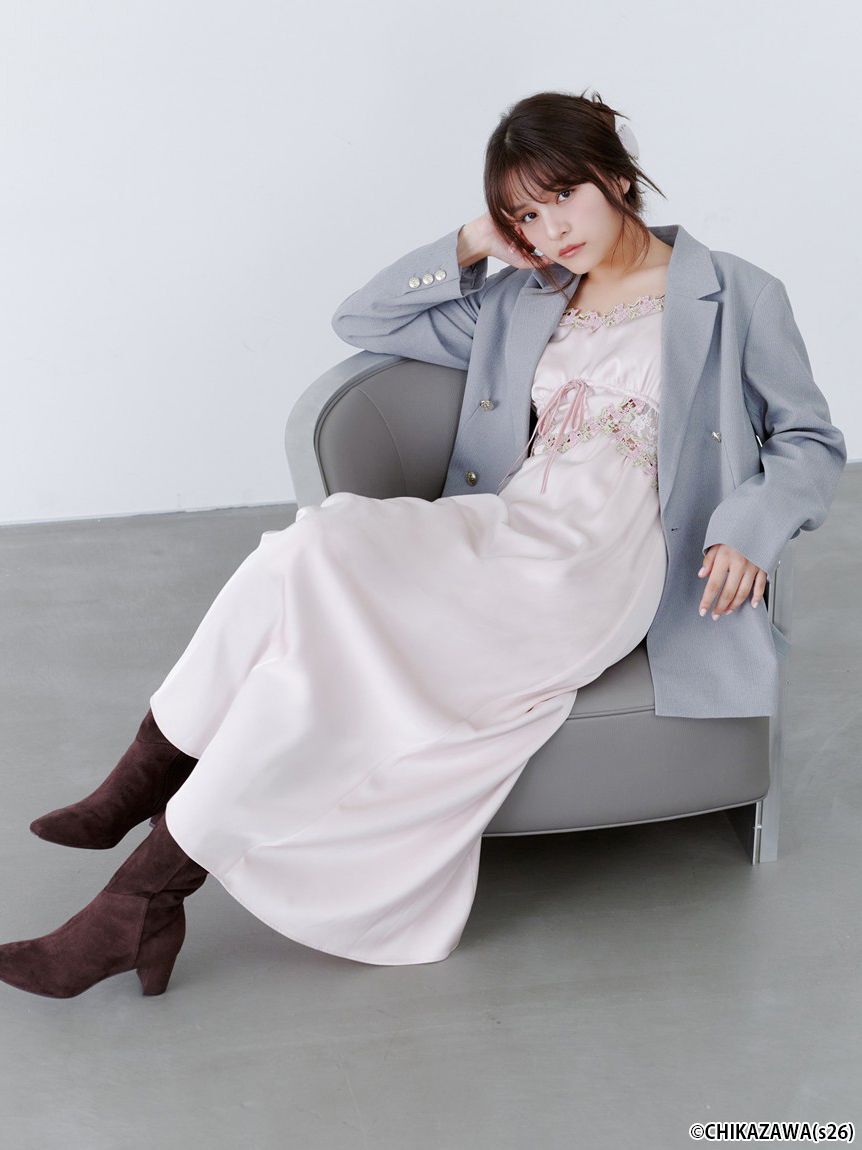 SNIDEL「【SNIDEL&times;近沢レース店】コラボレースキャミワンピース」|ワンピース|
