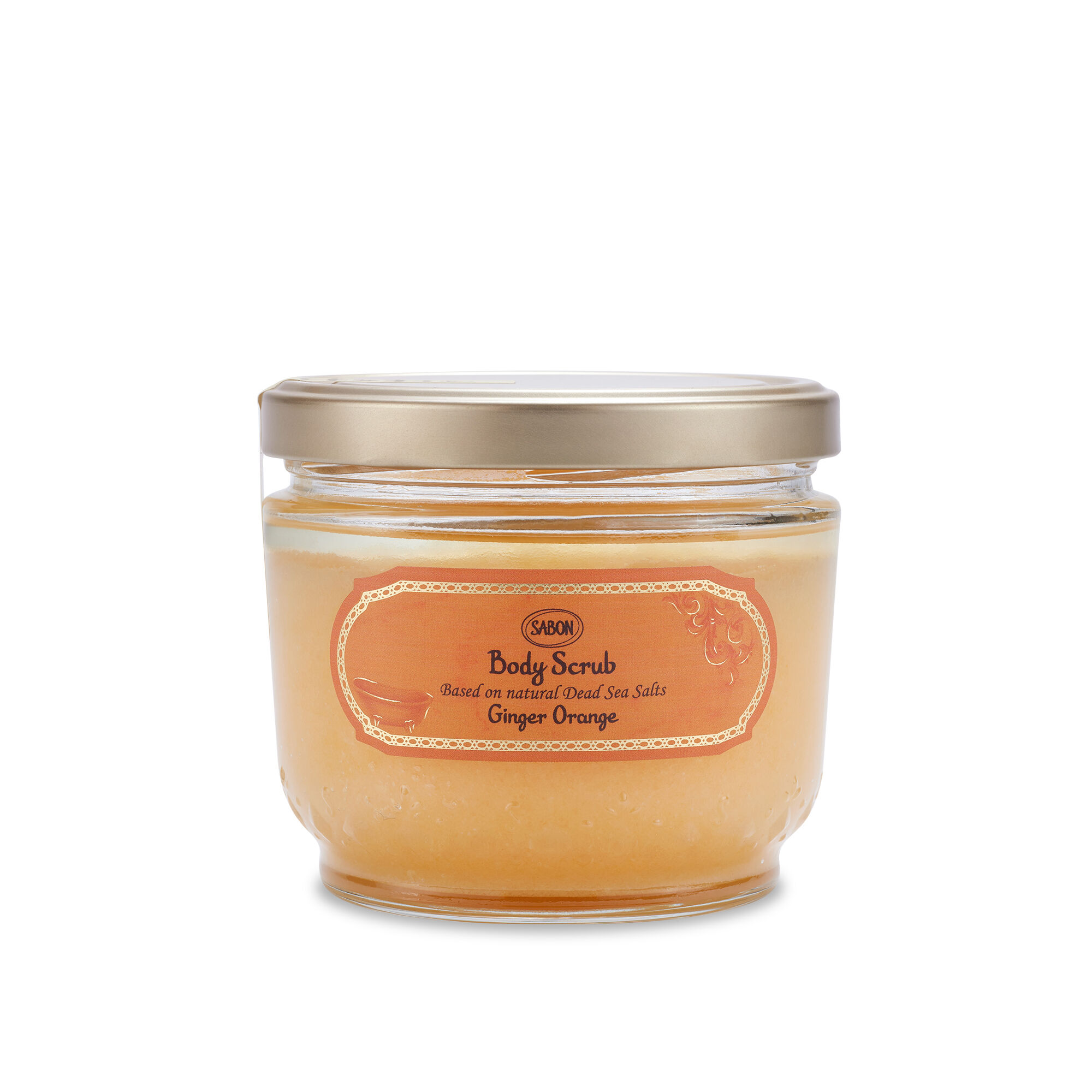 SABON「ﾎﾞﾃﾞｨｽｸﾗﾌﾞ L (600g）」|マッサージ・ボディスクラブ|ジンジャー・オレンジ