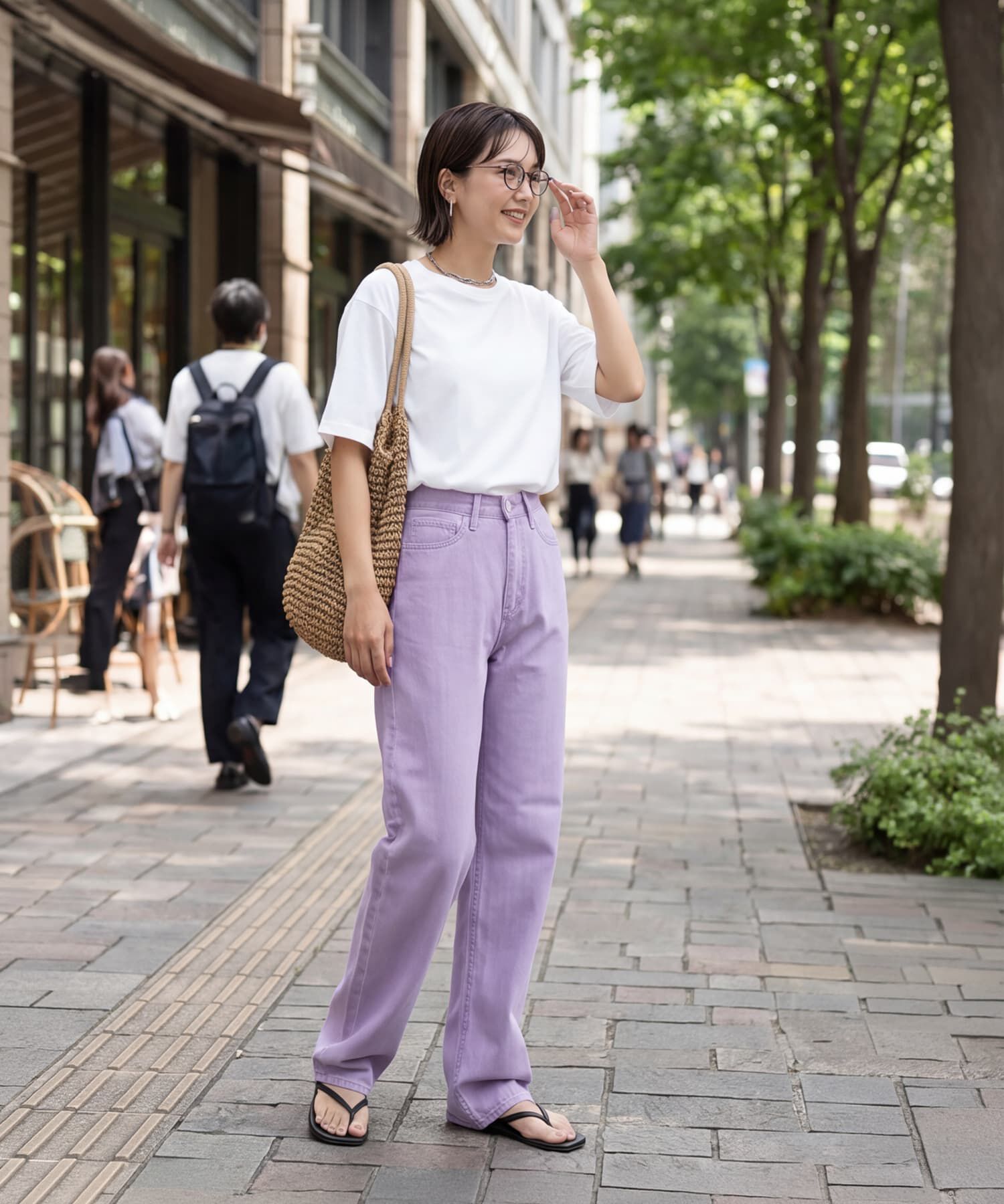 STYLE DELI「暑くない洗い加工カラーデニム」|デニム|