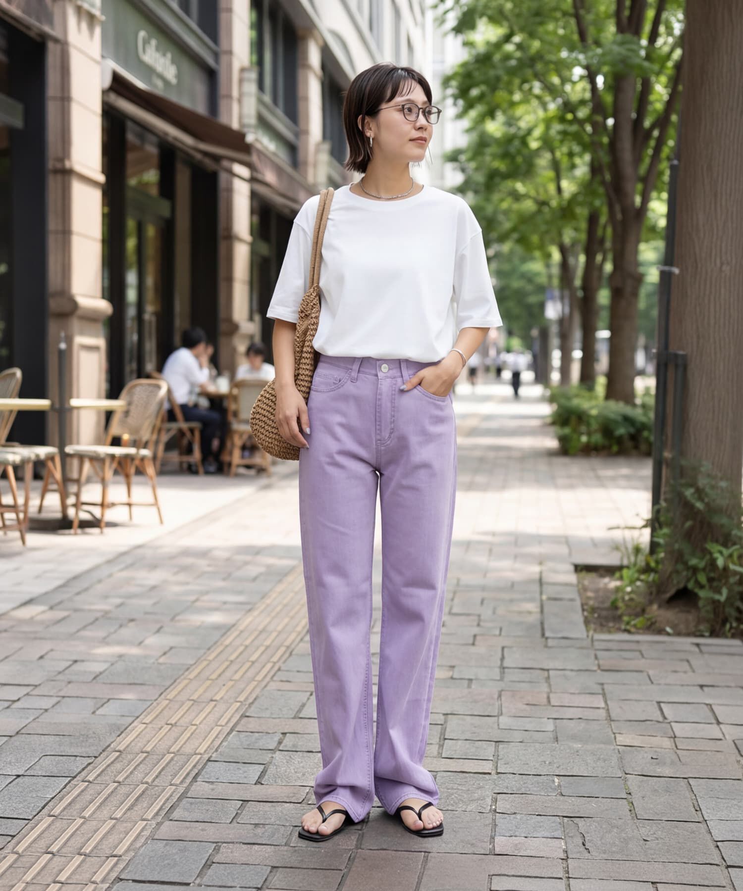 STYLE DELI「暑くない洗い加工カラーデニム」|デニム|