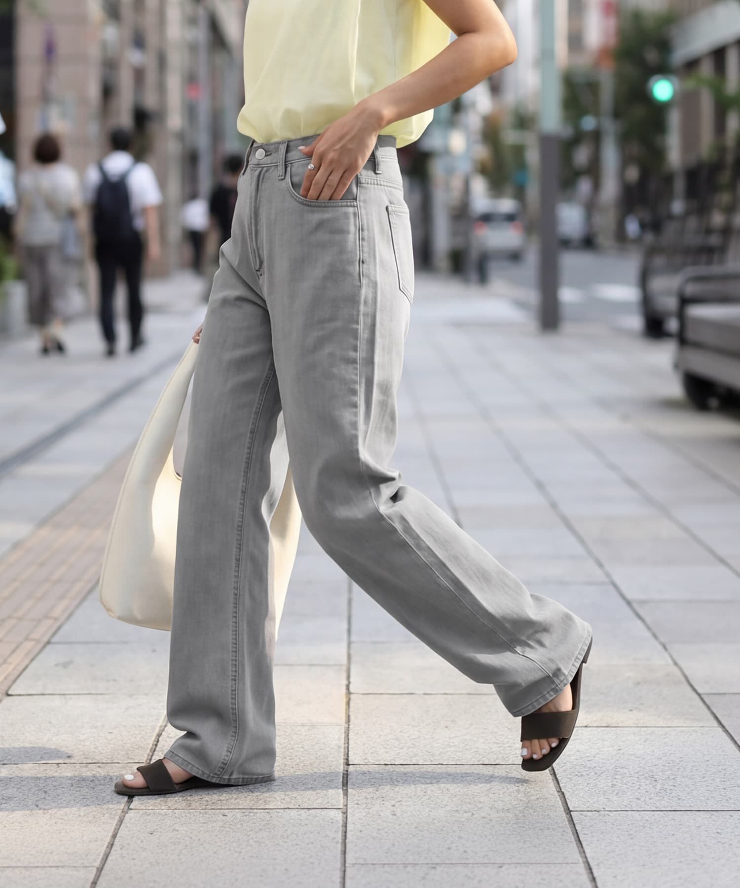 STYLE DELI「暑くない洗い加工カラーデニム」|デニム|