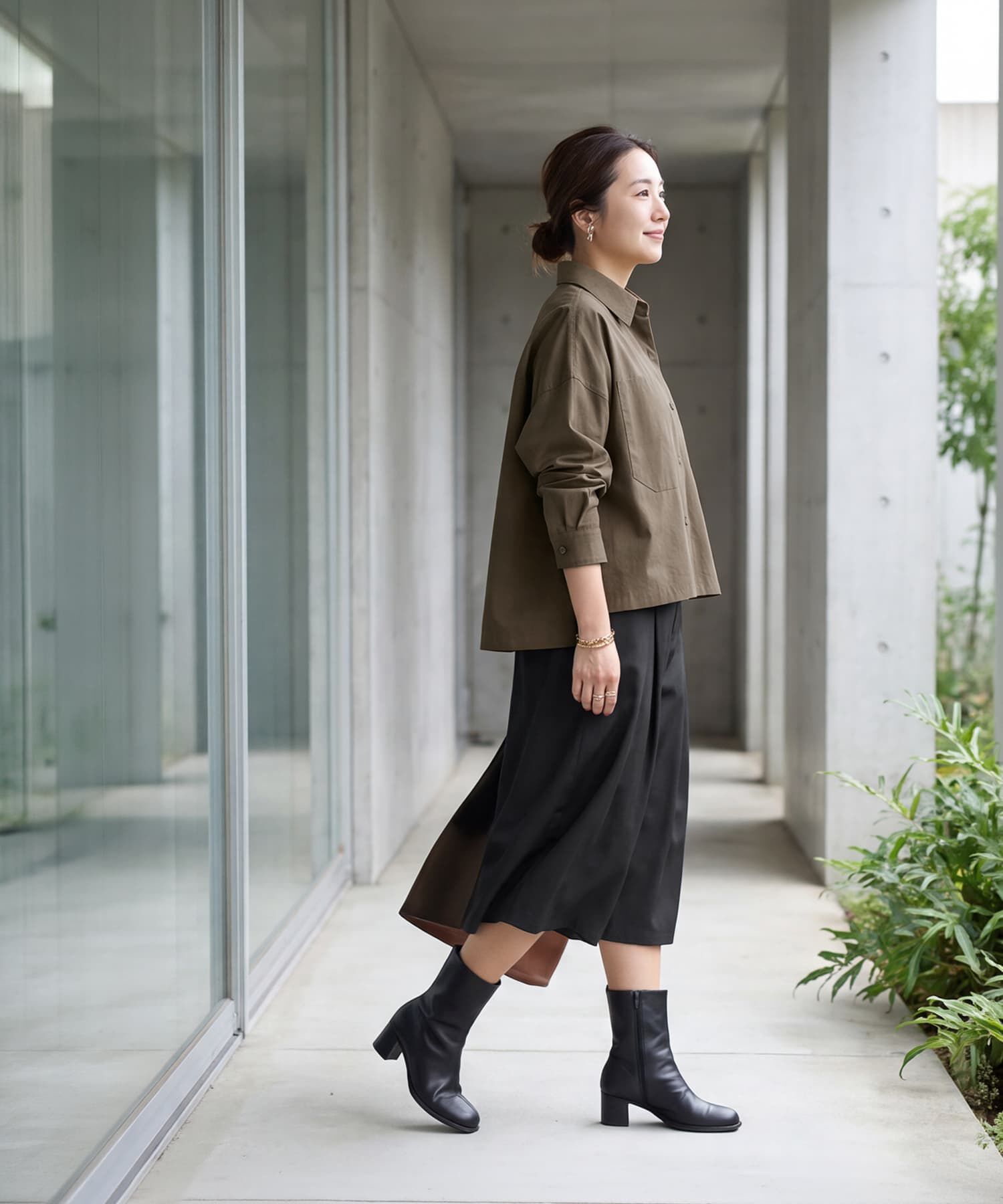 STYLE DELI「重ねタック短めワイドパンツ」|その他|
