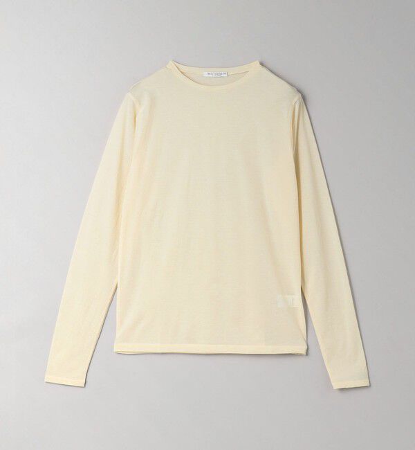 BEAUTY&YOUTH UNITED ARROWS「コットンナイロン天竺 シアー クルーネック Tシャツ」|Tシャツ・カットソー|