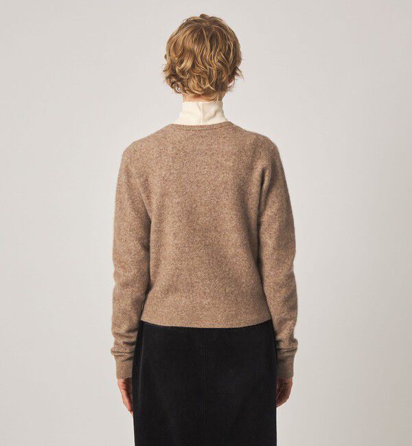 STEVEN ALAN「＜Steven Alan＞ウール ナイロン キャメル ミックス カーディガン」|カーディガン|