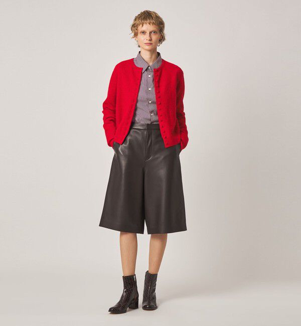 STEVEN ALAN「＜Steven Alan＞ウール ナイロン キャメル ミックス カーディガン」|カーディガン|