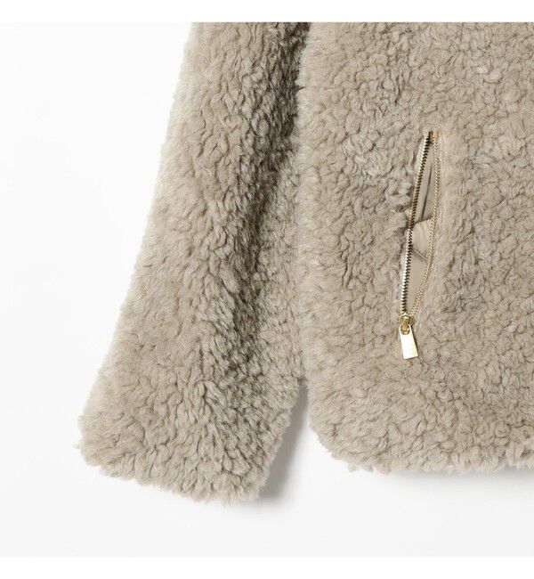 BEAMS SELECTION for WOMEN「【WEB限定】TATRAS / IPAMA ボア フードジャケット」|ブルゾン・スタジャン|