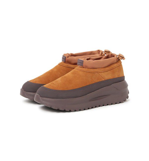 Ray BEAMS 「【WEB限定】HUNTER / トラベル フロー リサイクル スエード トレーナー シューズ」|スニーカー|WILDCAMEL/WILDCOCOA
