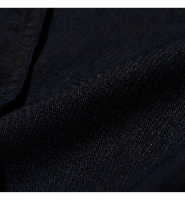 BEAMS PLUS「MIL Smock Indigo Rip Stop」|ブルゾン・スタジャン|