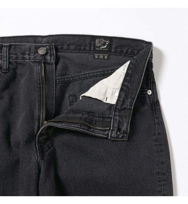 BEAMS「orSlow / 101 DAD'S FIT DENIM PANTS BLACK」|デニム|