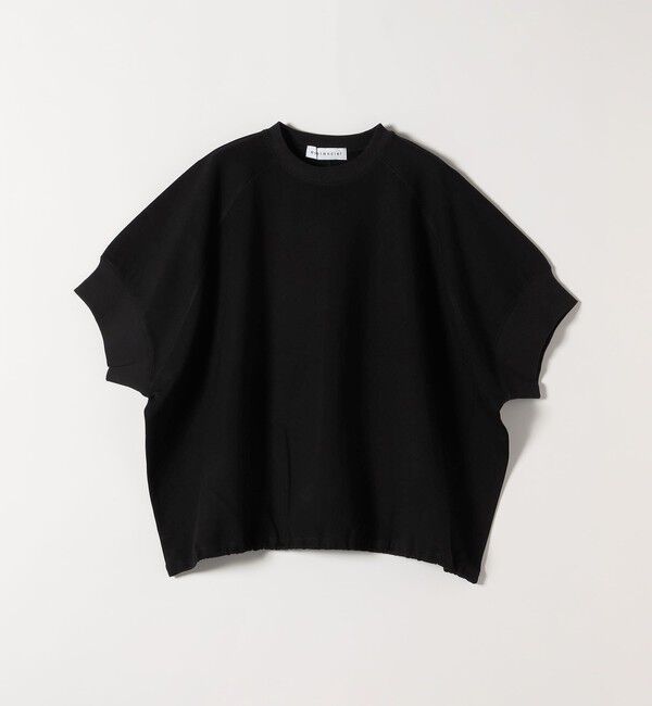 quaranciel「〈洗濯機可能〉ライト ポンチ ハーフスリーブ ドロスト ルーズ TEE」|Tシャツ・カットソー|