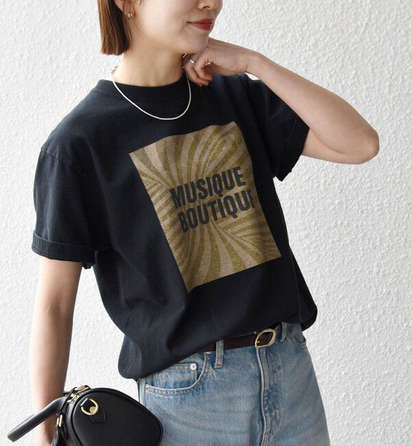 SHIPS any「TRICOMER:〈洗濯機可能〉フレンチ ロゴ プリント TEE」|Tシャツ・カットソー|