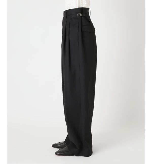  「《予約》TWILL 2TUCK パンツ」|スラックス|