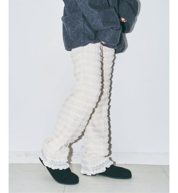  「《予約》FRILL EASY パンツ」|その他|ナチュラル