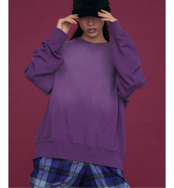  「《予約》FRUIT OF THE LOOM 別注 crewneck スウェット」|スウェット・ジャージ|パープル