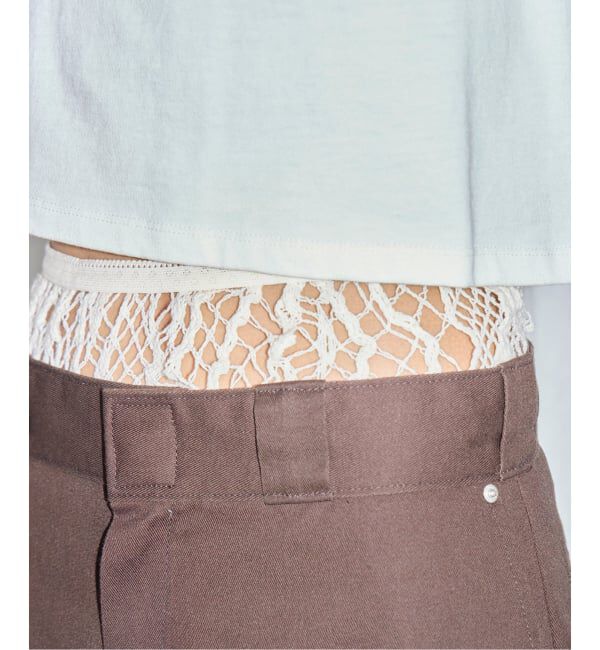  「EUCHRONIA STRETCH LACE SHORTS 262803：ショーツ」|その他|ナチュラル