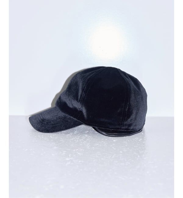  「KIJIMA TAKAYUKI VELOUR 3WAY 6PANEL CAP WYYY262940：帽子」|キャップ・キャスケット|ブラック
