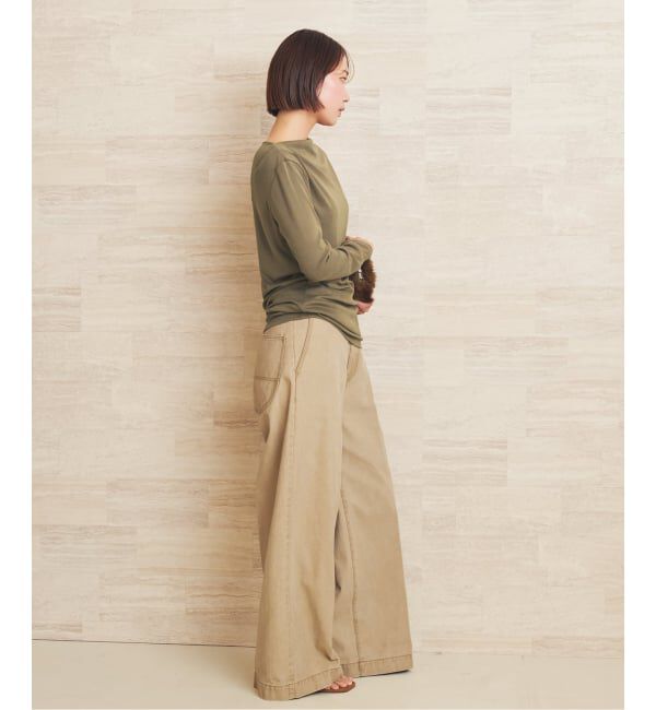 Plage「《予約》Tuck Drape ロンT」|Tシャツ・カットソー|