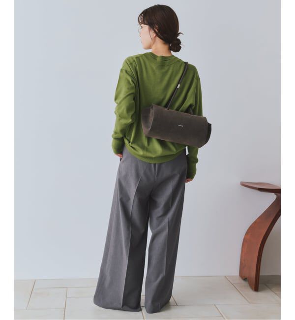 SLOBE IENA「《接触冷感/UVカット/吸水速乾/4サイズ展開》ワイドスラックス」|スラックス|